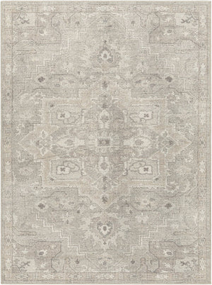 Livabliss Elle Traditional Pattern Polyester Accent Rug for Entryways and Cozy Bedroom Spaces Sage, White 2'2" x 3'9" BOEC2301-2239
