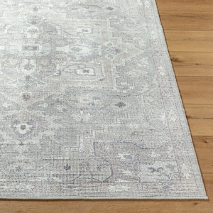 Livabliss Elle Traditional Pattern Polyester Accent Rug for Entryways and Cozy Bedroom Spaces Sage, White 2'2" x 3'9" BOEC2301-2239