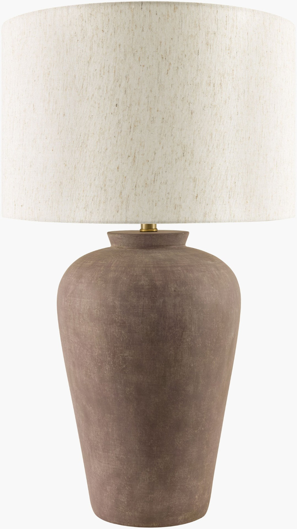 Livabliss Encina Drum Shade Table Lamp Linen Polyester Traditional Silhouette for Living Room BOEN-001
