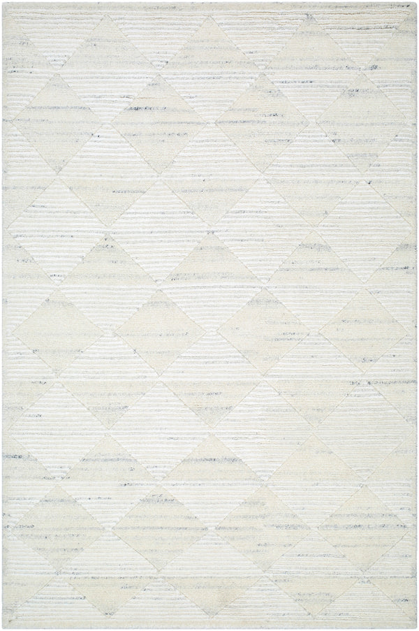 Gina BOGN-2300 9' x 12' Handmade Rug BOGN2300-912  Ivory, Black Surya