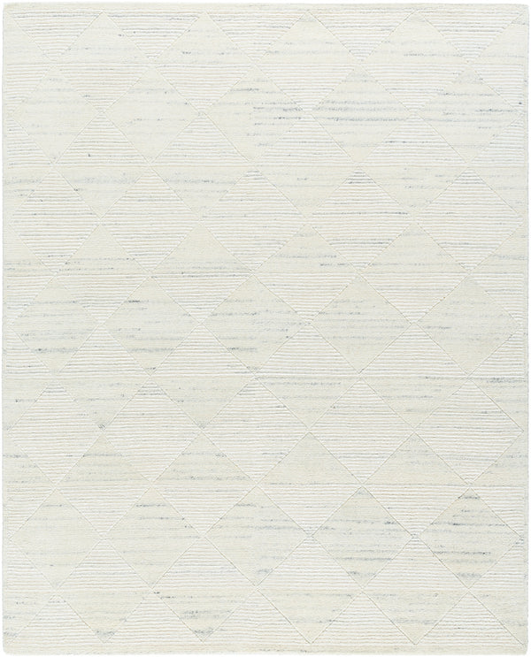 Gina BOGN-2300 8' x 10' Handmade Rug BOGN2300-810  Ivory, Black Surya