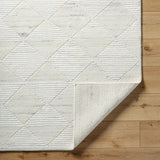 Gina BOGN-2300 9' x 12' Handmade Rug BOGN2300-912  Ivory, Black Surya