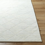 Gina BOGN-2300 9' x 12' Handmade Rug BOGN2300-912  Ivory, Black Surya