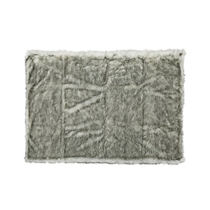 English Elm Christopher Knight Home® - BLANKET Luxurious Grey Faux Fur Throw 50"x60" Super Soft Cozy Pet-Friendly Warm Winter Accent 62633.00