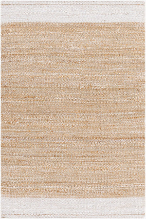 Livabliss Kamey Handwoven Jute Flatweave Round Rug Natural Fiber Farmhouse Entryway Accent Beige, Sandston 5' x 7'6" BOKY2300-576