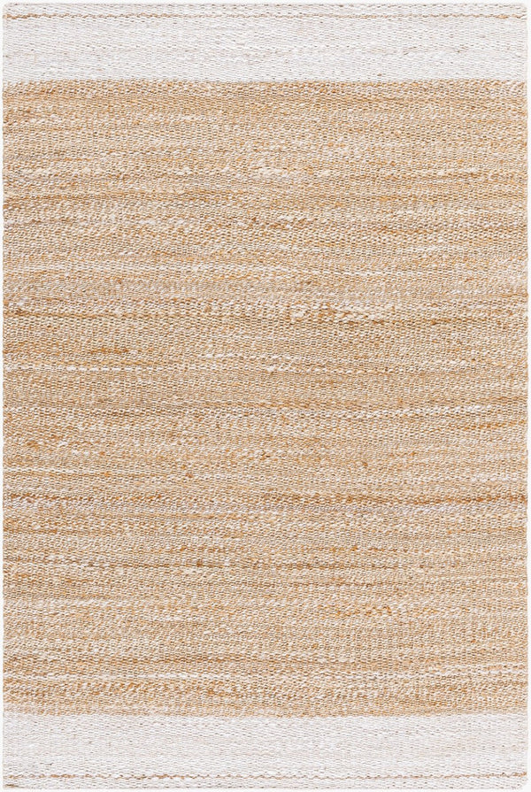 Livabliss Kamey Handwoven Jute Flatweave Round Rug Natural Fiber Farmhouse Entryway Accent Beige, Sandston 5' x 7'6" BOKY2300-576