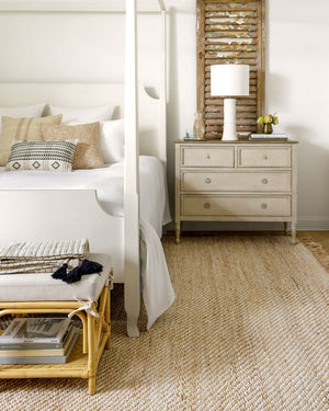 Livabliss Kamey Handwoven Jute Flatweave Rug Diamond Pattern Farmhouse Cottage Fringe Accent Beige, Wheat 9' x 12' BOKY2304-912