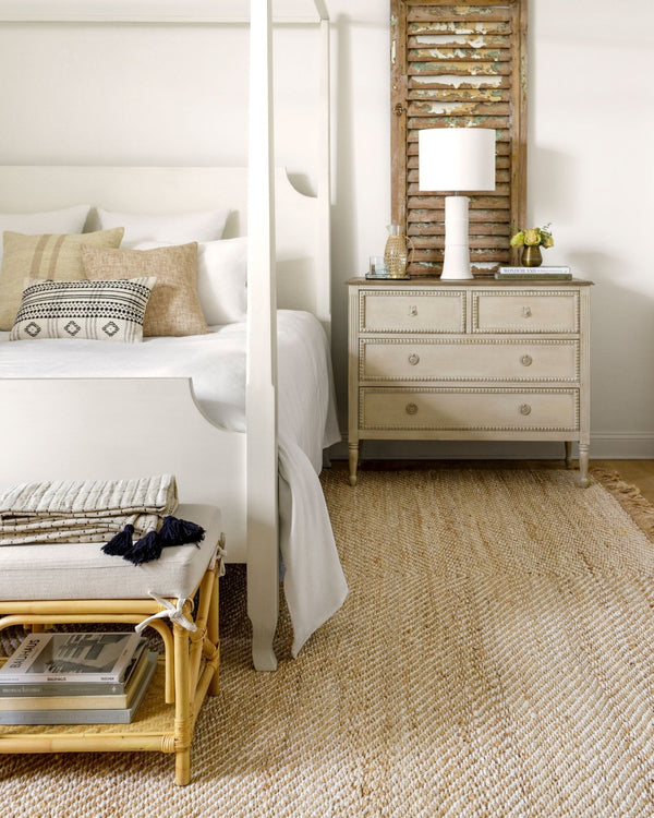 Livabliss Kamey Handwoven Jute Flatweave Rug Diamond Pattern Farmhouse Cottage Fringe Accent Beige, Wheat 9' x 12' BOKY2304-912