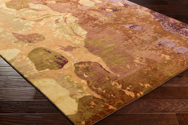 Surya Brought To Light Bol-4000 Handmade 2' X 3' Wool Rug – Cozy, Durable, And Perfect For Any Space! Wheat Wool Bol4005-46