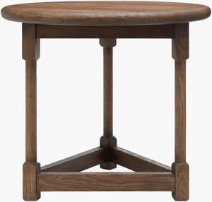 Surya Leandro Solid Oak End Table Artisan Farmhouse Accent for Living Room Decor BOLE002-222525