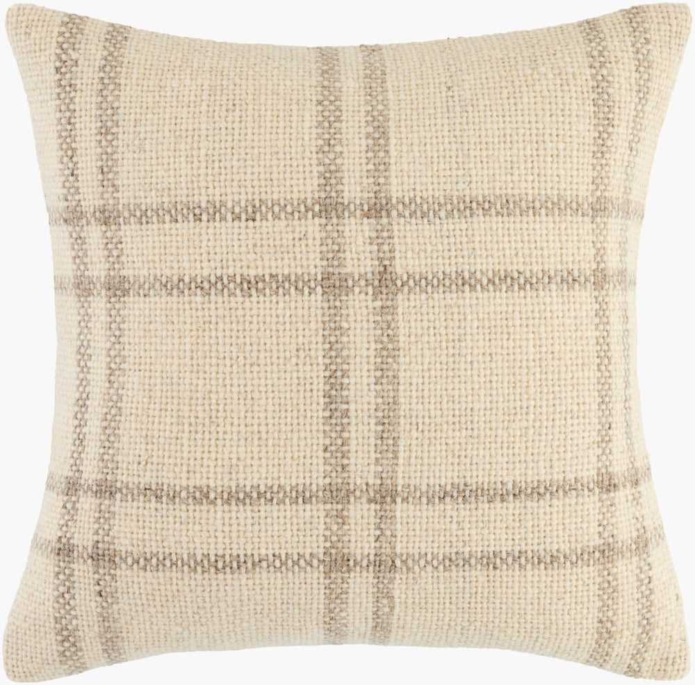 Livabliss Ladera Woven Cotton Accent Pillow Soft Textural Square Throw for Sofa or Bed BOLR001-1818
