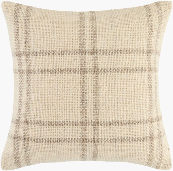 Livabliss Ladera Woven Cotton Accent Pillow Soft Textural Square Throw for Sofa or Bed BOLR001-1818