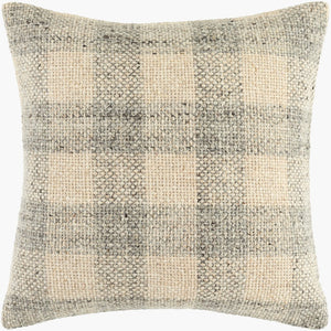 Livabliss Ladera Cotton Woven Square Accent Pillow Soft Textured Throw for Sofa or Bed BOLR004-1818D