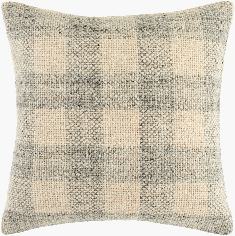 Livabliss Ladera Handcrafted Cotton Throw Pillow Artisan Woven Square Accent for Sofa or Bed BOLR004-2222D