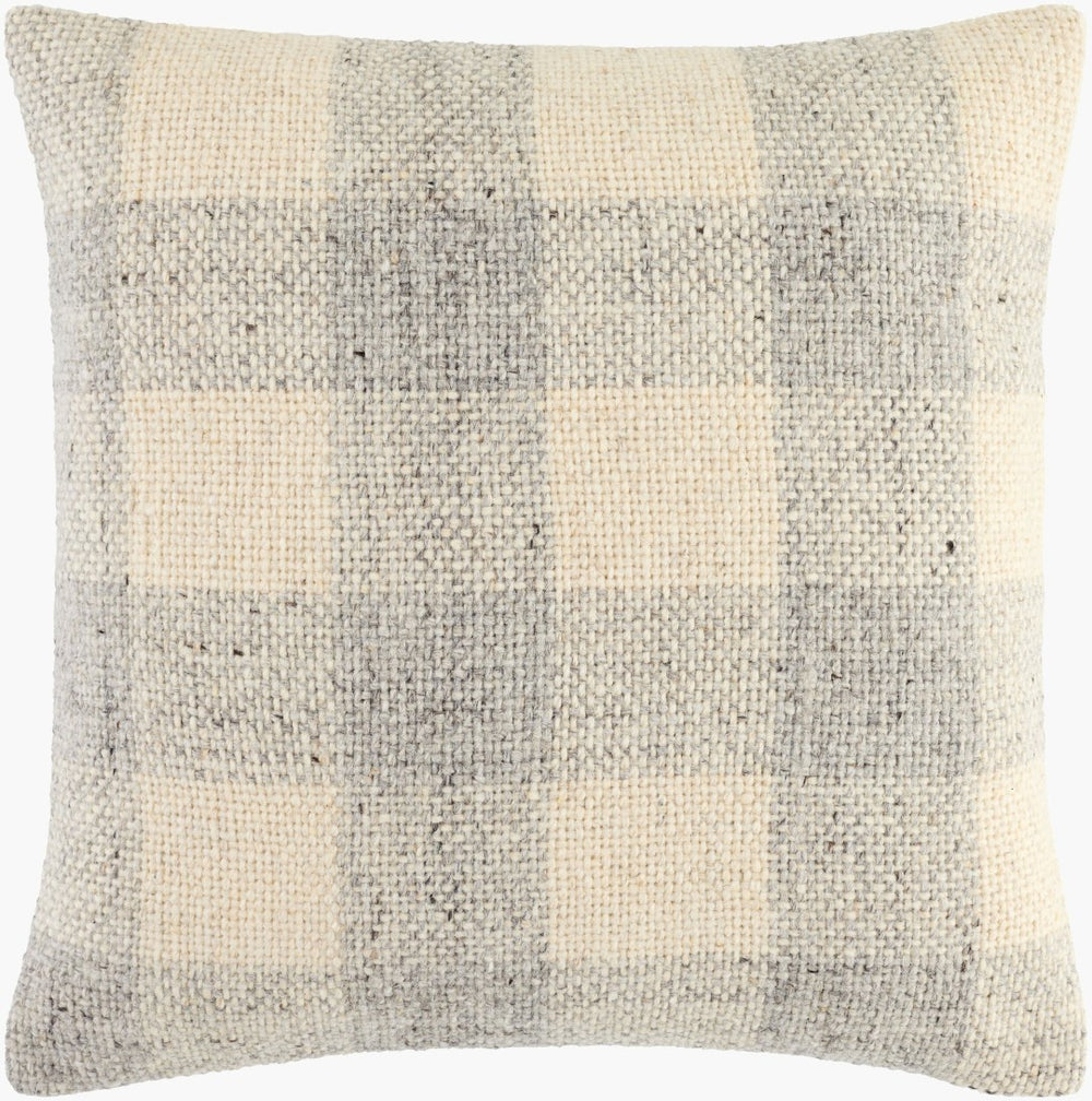 Livabliss Ladera Cotton Accent Pillow Indian Craft Woven Square Sofa Bedroom Layering Piece BOLR006-1818P