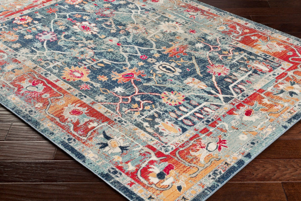Livabliss Bohemian Traditional Motif Polypropylene Area Rug Woven in Turkey for Living Rooms BOM2304-9131