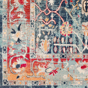 Livabliss Bohemian Traditional Motif Polypropylene Area Rug Woven in Turkey for Living Rooms BOM2304-9131