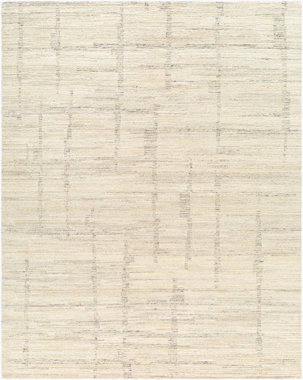 Surya Moab Handmade 2' X 3' Wool Rug - Luxurious, Plush Feel For Elegant Living Spaces & Timeless Style Ivory Wool Bomb2300-23