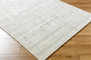 Surya Moab Handmade 2' X 3' Wool Rug - Luxurious, Plush Feel For Elegant Living Spaces & Timeless Style Ivory Wool Bomb2300-23