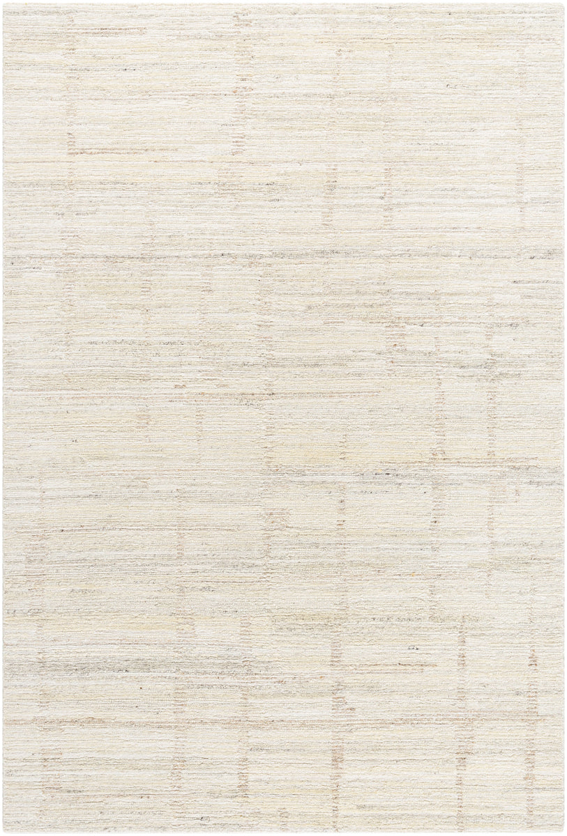 Moab BOMB-2301 9' x 12' Handmade Rug BOMB2301-912  Pearl, Off-White, Light Silver, Ash Surya