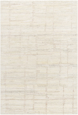 Surya Moab Handmade 2' X 3' Wool Rug - Luxurious, Plush Feel For Elegant Living Spaces & Timeless Style Ivory Wool Bomb2301-23