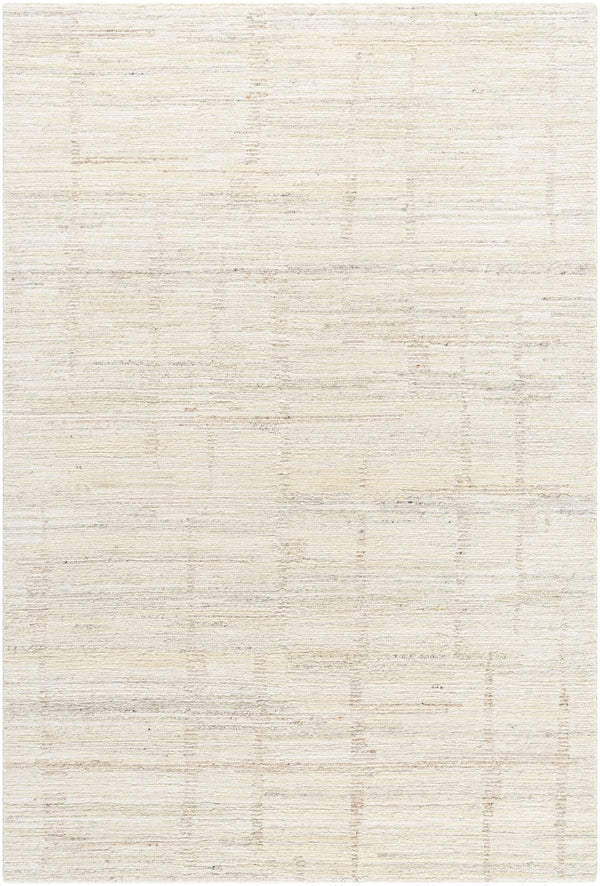 Surya Moab Handmade 2' X 3' Wool Rug - Luxurious, Plush Feel For Elegant Living Spaces & Timeless Style Ivory Wool Bomb2301-23