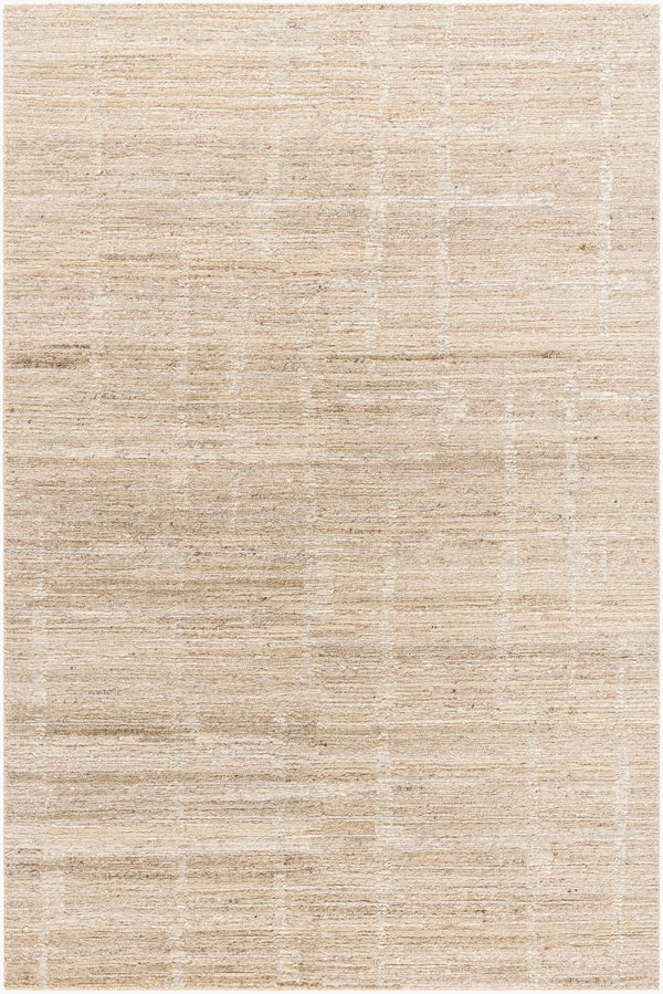 Surya Moab Handmade 2' X 3' Wool Rug - Luxurious, Plush Feel For Elegant Living Spaces & Timeless Style Beige Wool Bomb2302-23