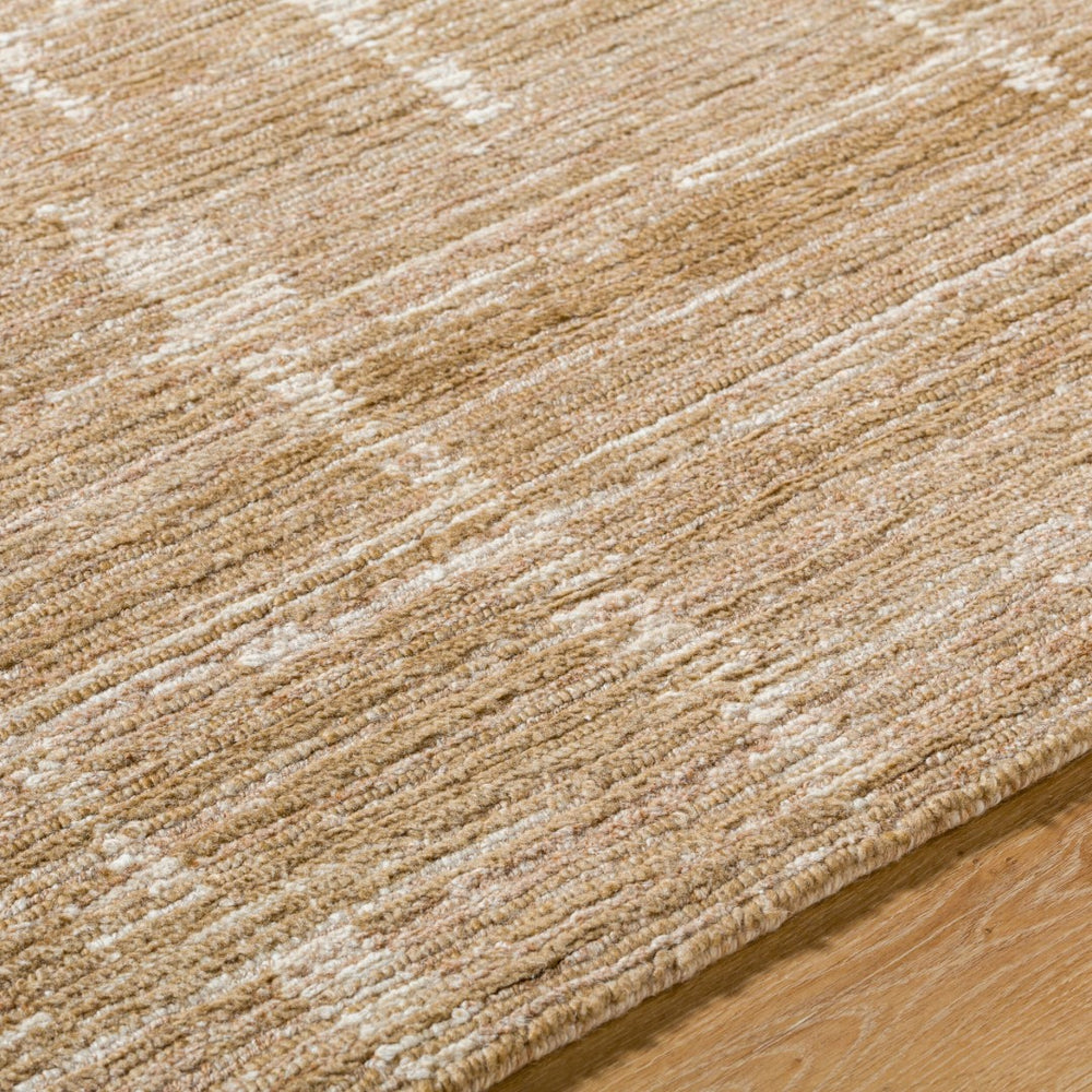 Surya Moab Handmade 2' X 3' Wool Rug - Luxurious, Plush Feel For Elegant Living Spaces & Timeless Style Caramel Wool Bomb2303-23