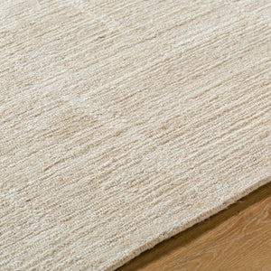 Surya Moab Handmade 2' X 3' Wool Rug - Luxurious, Plush Feel For Elegant Living Spaces & Timeless Style Ivory Wool Bomb2304-23