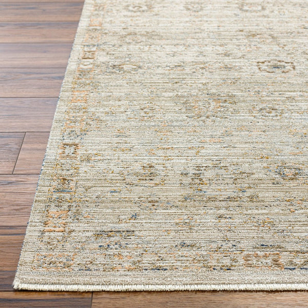 Livabliss Margaret Flatweave Polyester Area Rug with Fringe for Living Room Patio or Sunroom Taupe, Gray 9' x 13'1" BOMG2303-9131