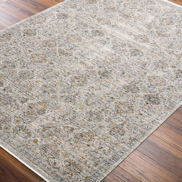 Livabliss Margaret Fringe-trim Polyester Runner Rug for Entryway Hallway or Covered Patio Use Charcoal, Taupe 2'7" x 7'3" BOMG2306-2773
