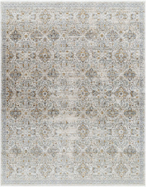 Livabliss Margaret Fringe-trim Polyester Runner Rug for Entryway Hallway or Covered Patio Use Charcoal, Taupe 7'10" x 10' BOMG2306-71010