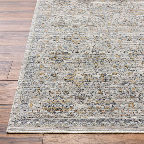 Livabliss Margaret Fringe-trim Polyester Runner Rug for Entryway Hallway or Covered Patio Use Charcoal, Taupe 2'7" x 7'3" BOMG2306-2773