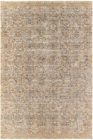 Livabliss Margaret Fringe Edge Polyester Area Rug for Living Rooms Patios and Entryways Brown, Black 9' x 13'1" BOMG2307-9131