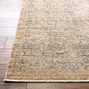 Livabliss Margaret Fringe Edge Polyester Area Rug for Living Rooms Patios and Entryways Brown, Black 9' x 13'1" BOMG2307-9131