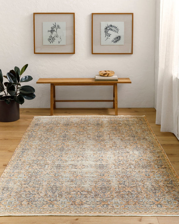 Livabliss Margaret Fringe Edge Polyester Area Rug for Living Rooms Patios and Entryways Brown, Black 9' x 13'1" BOMG2307-9131