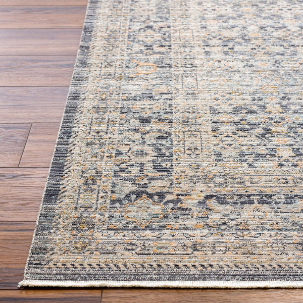 Livabliss Margaret Fringe Runner Rug Polyester Woven Hallway Entryway Indoor Outdoor Accent Taupe, Black 2'7" x 7'3" BOMG2308-2773