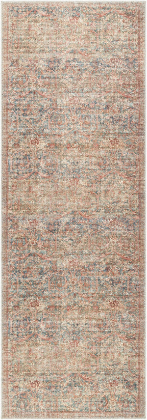 Livabliss Marlene Machine Woven Polyester Area Rug for Living Dining Rooms with Medium Pile Charcoal, Olive 2'7" x 7'3" BOMN2305-2773