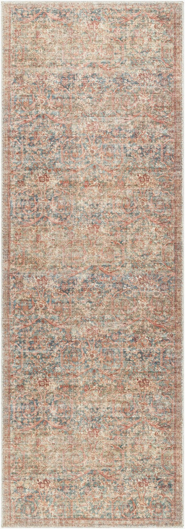 Livabliss Marlene Machine Woven Polyester Area Rug for Living Dining Rooms with Medium Pile Charcoal, Olive 2'7" x 7'3" BOMN2305-2773