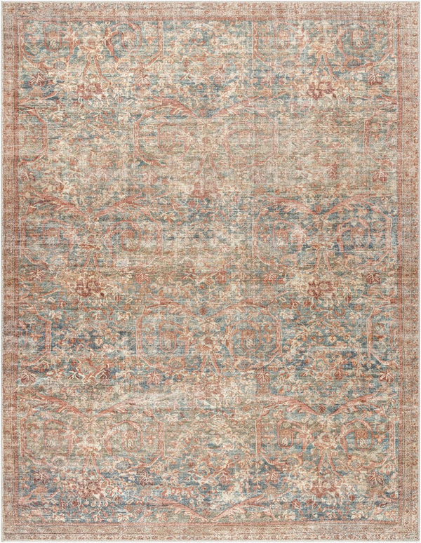 Livabliss Marlene Machine Woven Polyester Area Rug for Living Dining Rooms with Medium Pile Charcoal, Olive 7'9" x 10' BOMN2305-71010