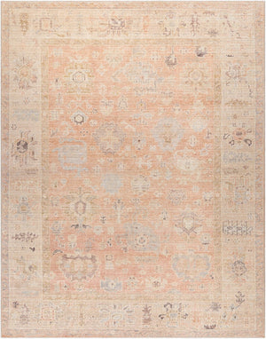Livabliss Marlene Machine Woven Polyester Area Rug for Large Living Spaces with Medium Pile Dusty Pink, Tan 7'9" x 10' BOMN2307-71010