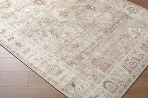 Livabliss Marlene Machine Woven Polyester Area Rug with Traditional Turkish Pattern for Large Rooms Light Brown, Iv 9'1" x 12' BOMN2311-9212