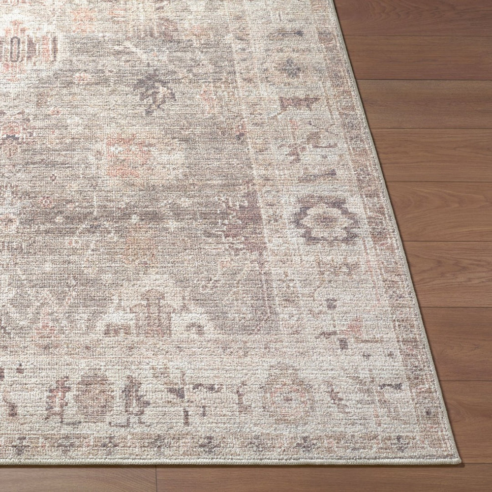 Livabliss Marlene Machine Woven Polyester Area Rug with Traditional Turkish Pattern for Large Rooms Light Brown, Iv 9'1" x 12' BOMN2311-9212