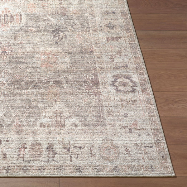Livabliss Marlene Machine Woven Polyester Area Rug with Traditional Turkish Pattern for Large Rooms Light Brown, Iv 9'1" x 12' BOMN2311-9212