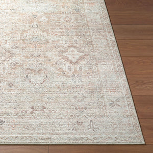 Livabliss Marlene Persian Medallion Polyester Area Rug for Large Living and Dining Spaces Cream, Tan 5'2" x 7' BOMN2312-537
