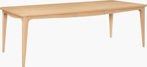 Surya Mollie Rubberwood Oak Veneer Rectangular Dining Table Seats Eight in Warm Style BOMO002-309040