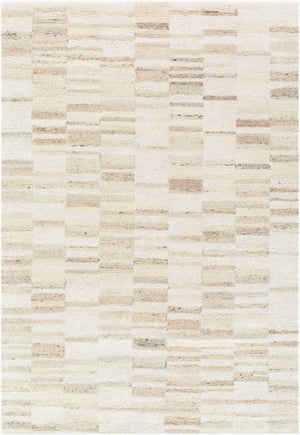 Livabliss Max Handcrafted Wool Accent Rug Mid-century Modern Flat Weave for Entryways and Cozy Spaces Tan, Medium Bro 8'10" x 12' BOMX2302-81012