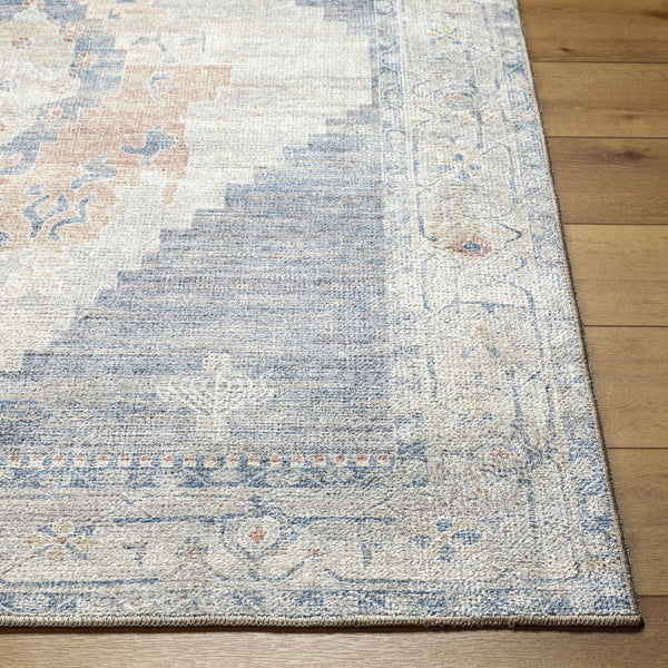 Livabliss Luca Collection Machine Woven Polyester Accent Rug for Entryways and Cozy Reading Nooks Denim, Light Gr 9'2" x 12' BONC2300-9212