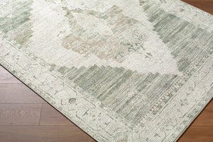 Livabliss Luca Traditional Accent Rug Machine Woven Polyester for Entryways and Cozy Spaces Cream, Oatmeal 2'2" x 3'9" BONC2303-2239