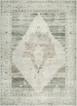 Livabliss Luca Traditional Accent Rug Machine Woven Polyester for Entryways and Cozy Spaces Cream, Oatmeal 2'2" x 3'9" BONC2303-2239